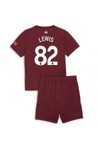 Manchester City Rico Lewis #82 Babytruitje 3e tenue Kind 2024-25 Korte Mouw (+ Korte broeken)